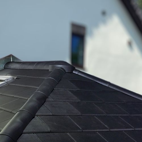 extralight classic conservatory roof tiles black, composite roof tiles